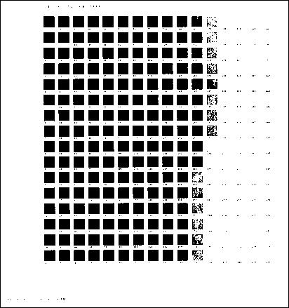 Fig. 2.99 Sample Calibration Page Always print the calibration page using the same media and toner or press ink as used for the final copy. Also, when possible calibrate from the final output.