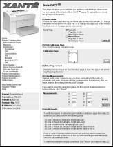 1. Go to the printer home page (fig. 2.106). See Printer Home Page earlier in this chapter for details. Fig. 2.106 Printer Home Page Fig. 2.107 More X-ACT Window 2.