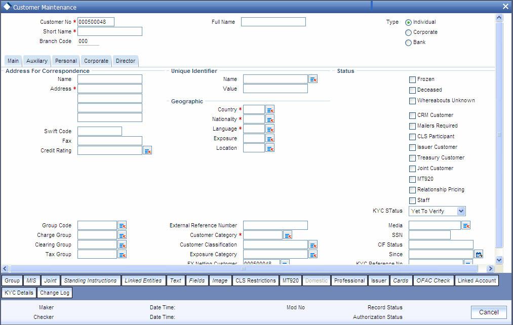 Select the UDFs you want to include in the Customer Maintenance screen. You can select a maximum of five UDFs.