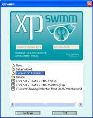 XP Software On-Site Detention (OSD) Example Step 1 Open xpswmm2010 program Or from Start menu select Programs XPS - then select xpswmm2010 Select Create From Template Save file, e.g. Filename.