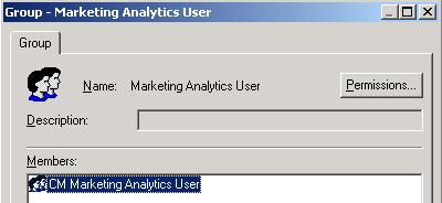 user or group level Selecting an object in the left pane will list its associated groups and users