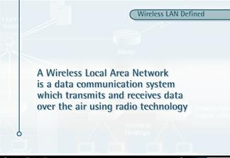 Defined Let us start by clearly defining what a Wireless LAN is. A Wireless Local Area Network is a data communications system which transmits and receives data over the air using radio technology.