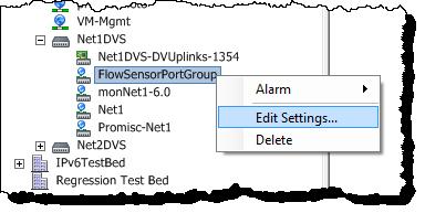 2a. Installing a Virtual Appliance using VMware 9. Right-click the new dvport group. Select Edit Settings. 10. In the left pane, select Security. 11.