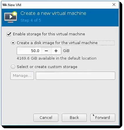 2b. Installing a Virtual Appliance on a KVM Host 13. Assign a Name for the virtual machine.