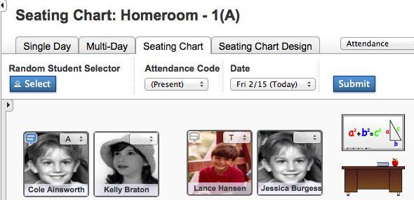 7. To submit the attendance to PowerSchool so it s available to your school s office staff, click Submit How Substitute Teachers Use Seating Charts When your substitute teacher signs in to