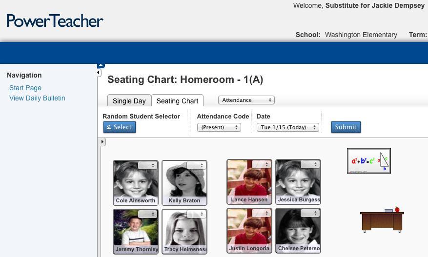 Begin in Seating Chart mode with the chart you want to use selected, such as a chart titled Reading Groups 2.