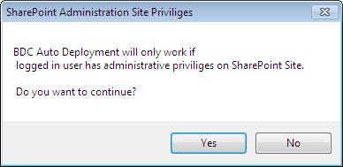3. If user has administrative privileges, it