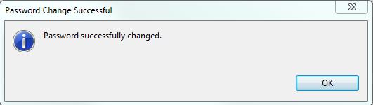 Start Fleet Manager II and then login as an administrator. 2. Click Password Change on the Administration toolbar. The Change Password dialog box is displayed. 3.