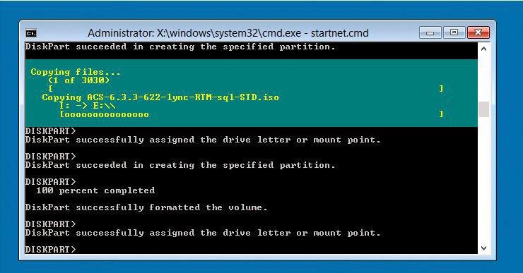 Installation Manual 5. Recovering CCE Image from USB 7. Click <Enter>, or <Y> followed by <Enter>, to continue the installation process.