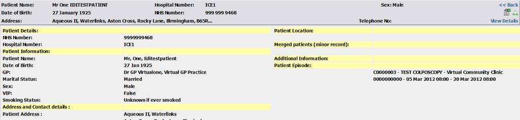 t record Should you notice that patient s record isn t up to date (i.e. patient changed their home address or