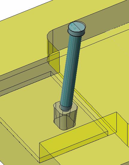 Select an 100mm pin length. The incline angle of the Pin is 8 degrees. We require a minimum stroke of 1.