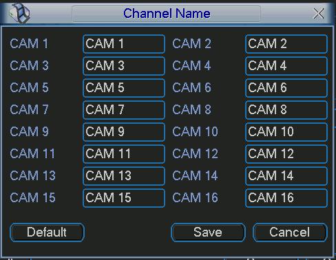 System max support 25-digital character. Figure 5-37 In tour mode, you can see the following interface.