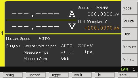 05 Keysight Using Source/Measure Unit as an Ammeter Demo Guide 4) Press and select, and then press to configure the Low terminal state to FLOATING.