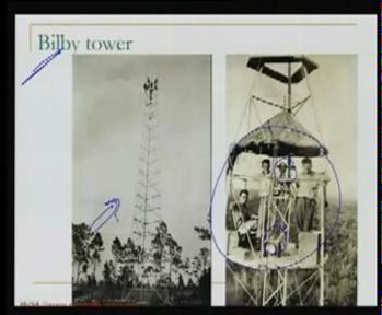 (Refer Slide Time: 56:00) What this bilby towers are? Here is a figure of the bilby tower. It is a huge tower which is erected using the stresses and that is the figure on top of the bilby tower.