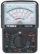 HAND HELD TEST EQUIPMENT Find Datasheets Online ANALOG METERS SIGNAL & FUNCTION GENERATORS DELUXE ANALOG DISPLAY VOM Features: Large three-color mirrored scale Carry handle doubles as a stand