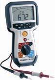 00 (101646) 5kV AND 10kV INSULATION RESISTANCE TESTERS Line supply or battery operated Digital/Analog backlit display Automatic insulation resistance tests 3 ma short circuit current Rated IP65 Meets