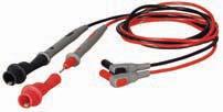 and red; and spring-loaded tip probes, in black and red. 76-082 Mfg. Part No. Description Stock No. 1-4 76-081 Basic Test Lead Accessory Kit 16F7740 35.