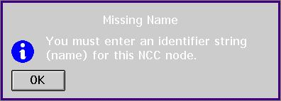 The proper module and node number for the NIM-1R must agree with the programming in the MMB for the NCC-GL module.