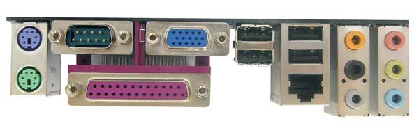 1.5 ASRock 8CH I/O Plus 1 2 3 4 5 8 6 7 9 10 14 13 12 11 1 PS/2 Mouse Port (Green) 8 Line In (Light Blue) 2 Parallel Port * 9 Front Speaker (Lime) 3 USB 2.