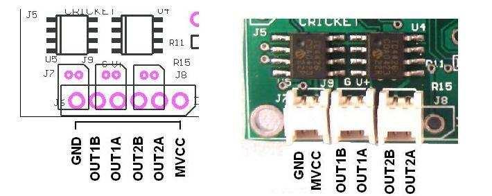 3.8 H-Bridge/Stepper Motor Port The Cricket has two dual H-Bridge drive circuits that can be configured in software to be a single bipolar stepper motor driver or two dual H-Bridge circuits.
