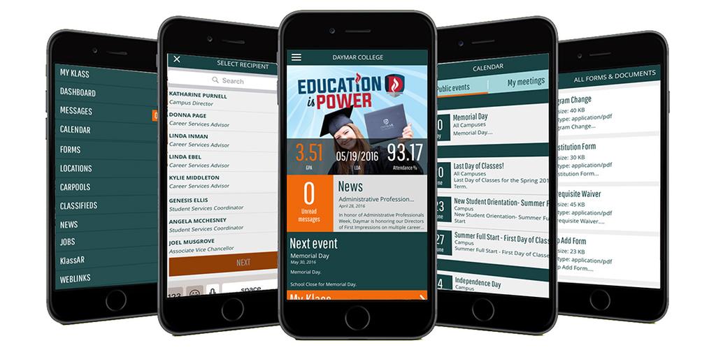 Daymar College is excited to announce the launch of our NEW Daymar App, available on Apple and Android devices.