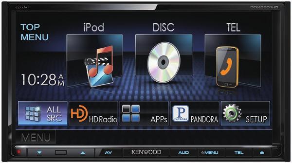 Receiver with Bluetooth & HD Radio DNX891HD 2-Din