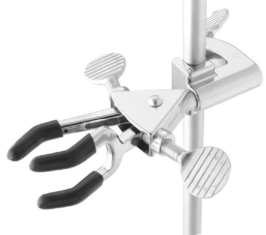 Multi-Purpose Clamps Swivel Clamps Used to hold apparatus near the lab-frame. Unlike extension clamps, the swivel clamps have an integral holder for attaching to a lab-frame or other apparatus.