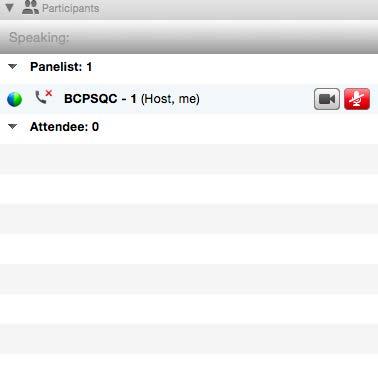 Audio Issues If you are having any technical issues, you can type a message to the Host via the Chat Panel in the bottom right corner of the WebEx session window.