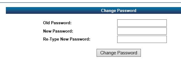 3) Click on the Change Password button 4) When your password has been updated successfully, you will be able to view the following functions in the next section.
