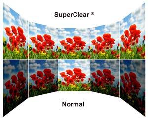 SuperClear Image Enhancement Technology with wide viewing angles SuperClear Image Enhancement Technology delivers the best color performance and extends display viewing angles to 178 degrees both