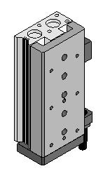 Position the SLIDE-TABLE in its approximate orientation before creating a Mate. Hide components when not required. Do not suppress the GUIDE-CYLINDER assembly.