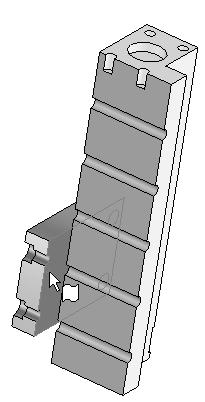 Assembly Modeling with SolidWorks Top Down Design In Context Insert a Coincident Mate. 181) Click the PLATE-B front face. 182) Click the MXSL-Body back face.