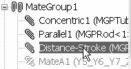 part. 469) Right-click Edit Feature. 470) Click Distance from the Standard Mates box.