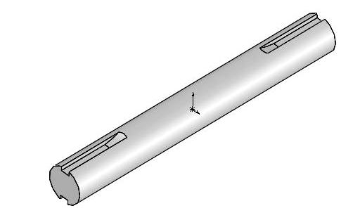 Assembly Modeling with SolidWorks Top Down Design In Context Create the SHAFT part. The SHAFT dimensions are 1, (25.4mm) diameter by 8, (203.2mm) length.