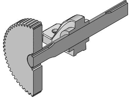 Top Down Design In Context Assembly Modeling with SolidWorks View the Axis and Temporary Axis. The SHAFT part is free to rotate. The GEAR part is fixed to the SHAFT part.