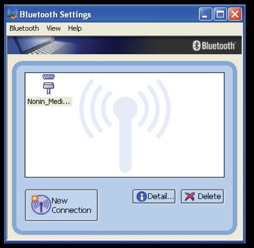 L 2. In the Bluetooth Settings pop-up window, click New Connection.