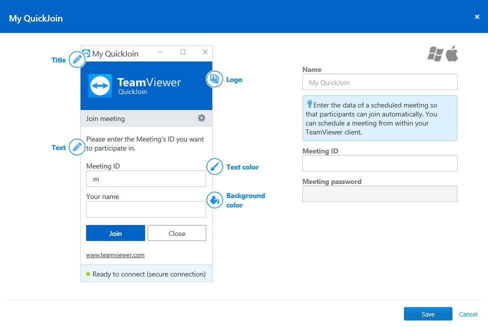9 Customize & deploy Disclaimer Here you can enter an optional disclaimer to be displayed before TeamViewer QuickSupport starts. It is displayed before the start of TeamViewer Quick- Support.