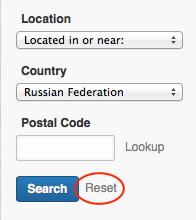 SHP-06. Reset button opens popup Medium Precondition: User typed any text in the main search field (search by jobs).