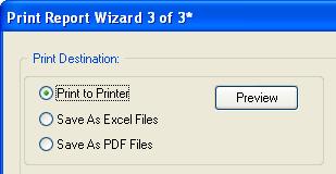 Using Print Preview with the TM1 Print Report Feature in Excel 2007 The option to