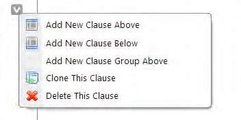 Adding a new Clause Group Above 1.