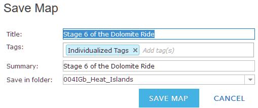 Use the following documentation for your map: Title: Stage 6 of the Dolomite Ride Tags: individual tags Summary: Stage 6 of the