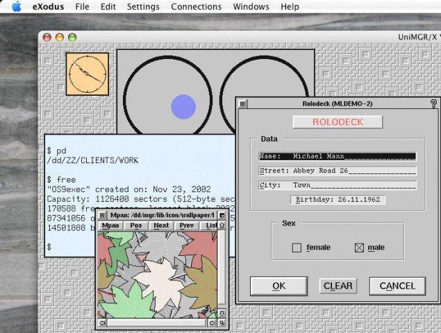 An OS emulator mimics the specific operating system for a device and runs