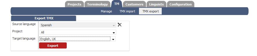 complete the fields. Click on the browse button to locate the TMX file you wish to support. Finally click the import button.