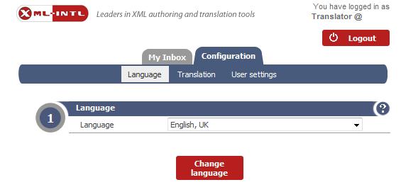 Interface Language XTM User Manual The language tab allows you to set the user interface language Customising the interface language for XTM Editor