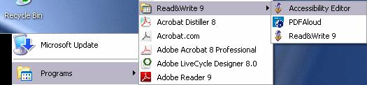 Read&Write 9 Using the PDF Accessibility Editor 2. Click on the button on the toolbar. PDFaloud starts to read aloud the Sample PDF document. 3.