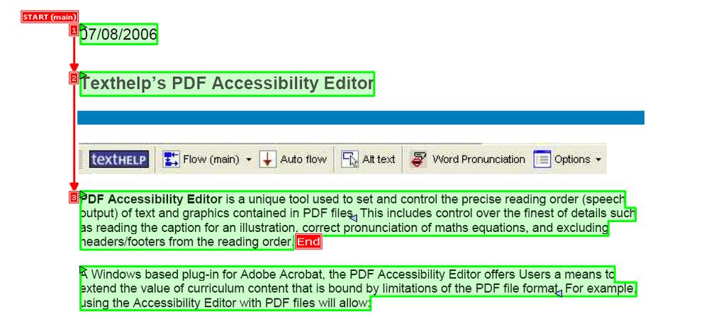 Your PDF will look like this: Figure 23-14 Main document flow (1) 4.