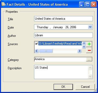 14. USING THE FACT FOLDER In this section you ll learn how to: add text facts add image facts add URLs and documents change fact details and properties export facts.