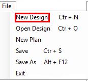 5. Design Content 5.1 Create New Design Click File, then click New Design. 5.2 Select Resolution Figure 5-1 Creating new design Select the resolution of your design.
