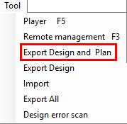 5.6.5 Preview Select Player from Tool menu to preview current design. Alternatively, press F5. Press escape to exit preview 5.7 