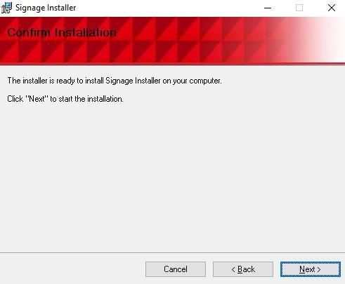 Figure 3-1 installation screen 2) Select the directory to be installed and